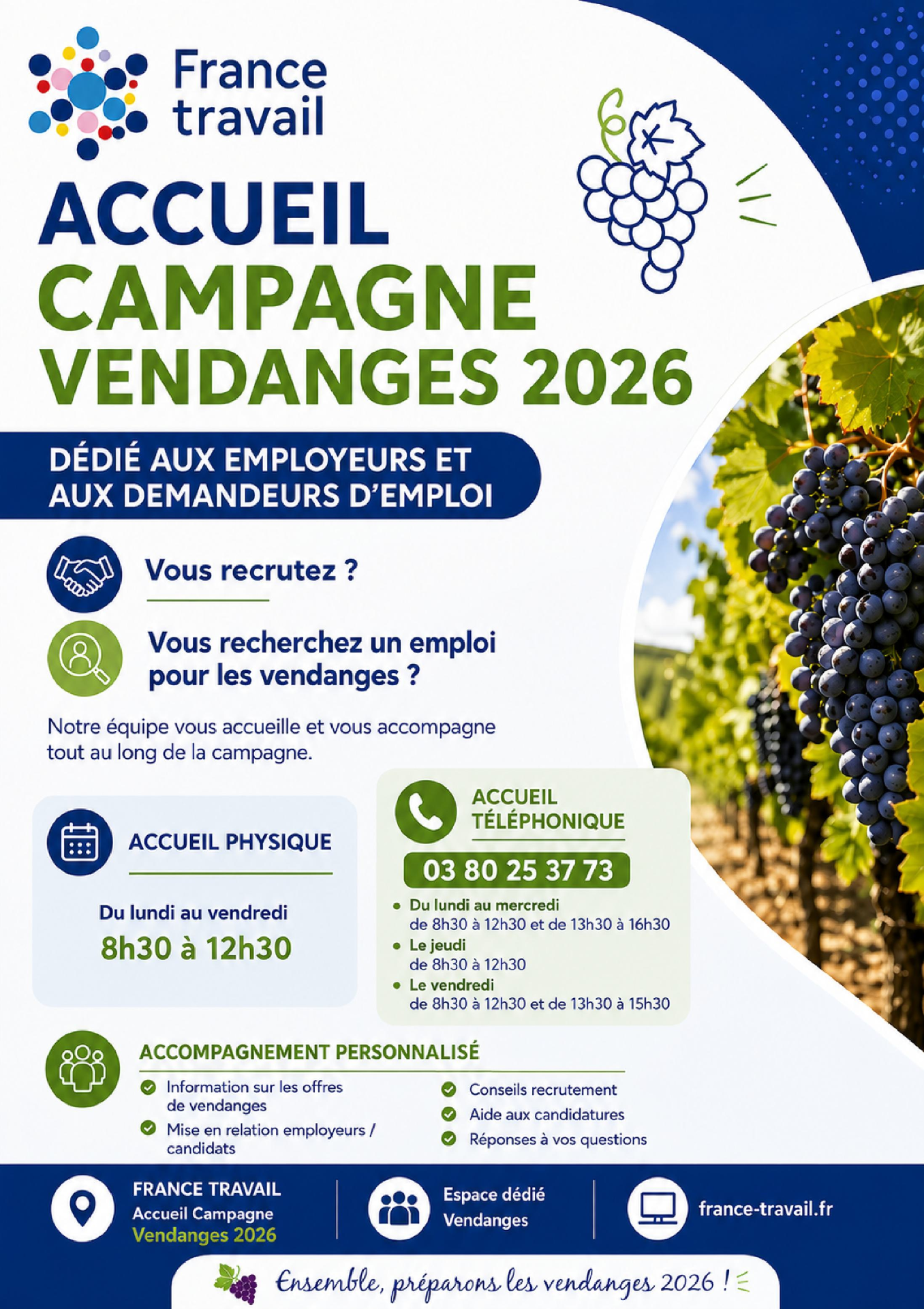 Campagne vendanges 2026