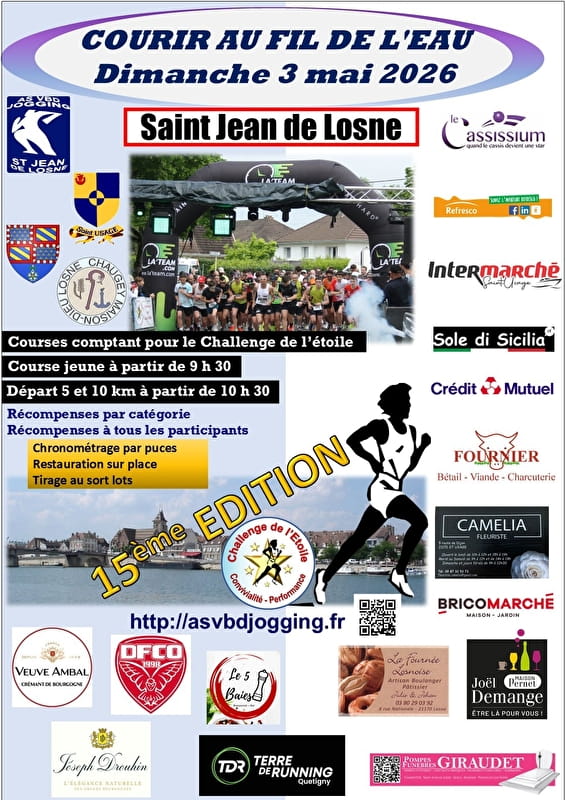 Courir au fil de l'eau