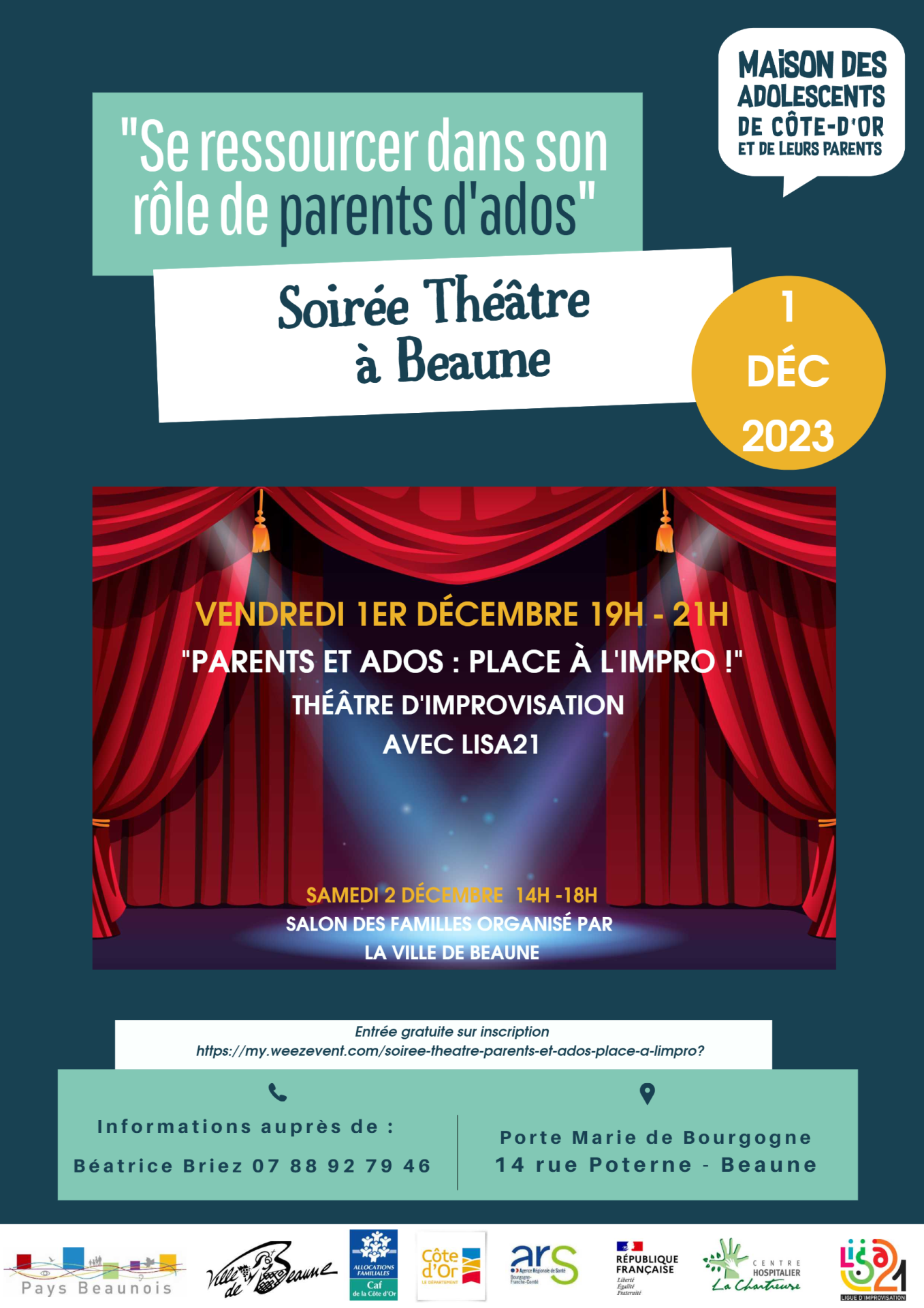 Soirée théâtre à Beaune
