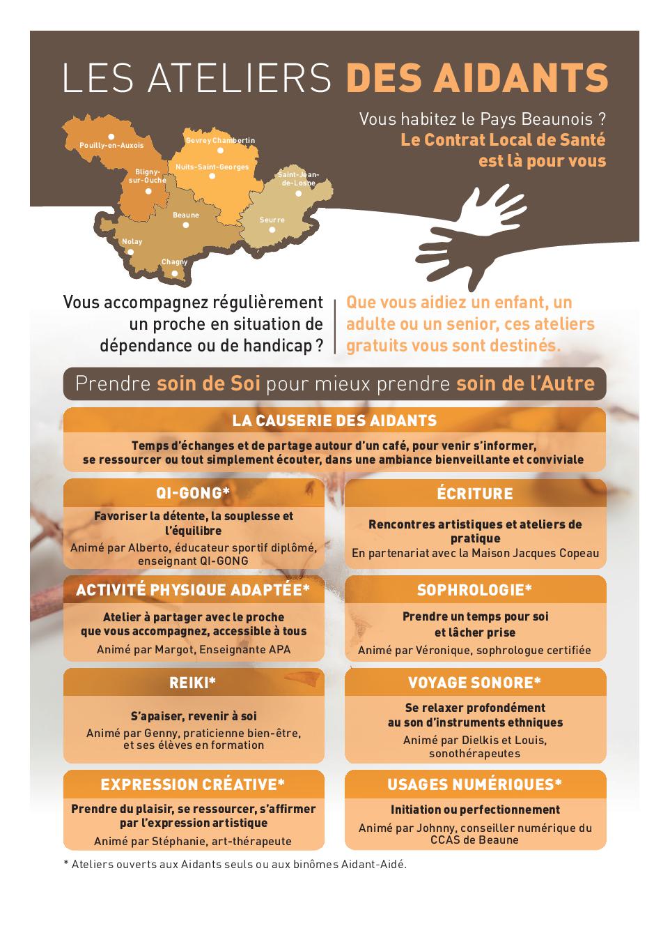 Les ateliers des aidants