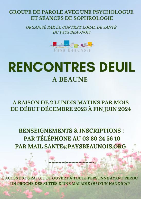 Rencontres deuil à Beaune