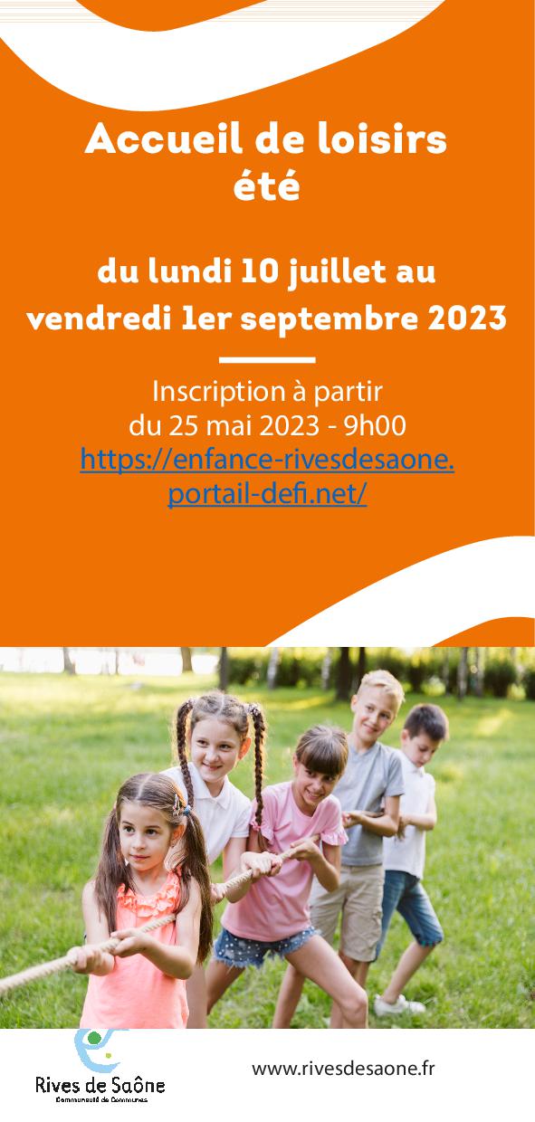 Accueil de loisirs été 2023
