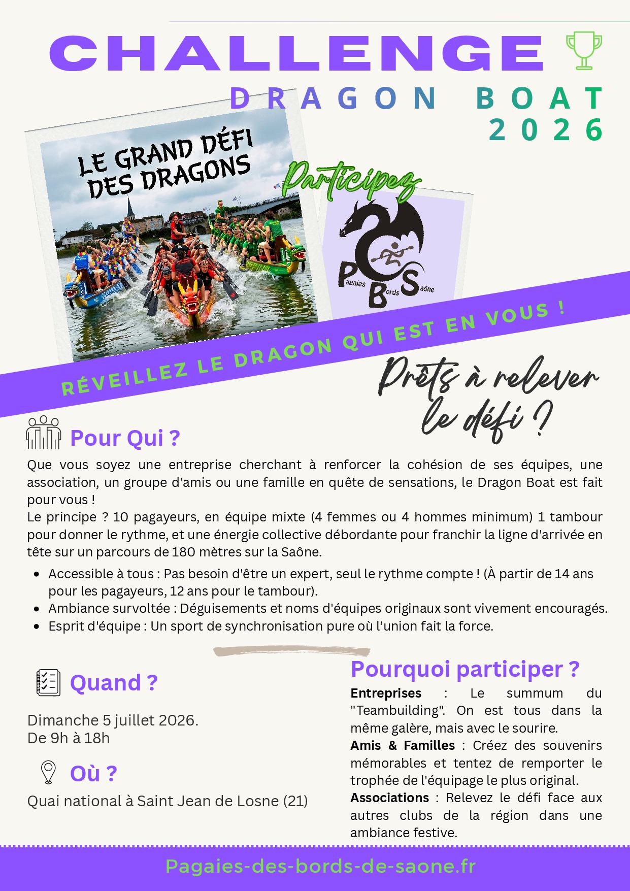 Challenge Dragon Boat