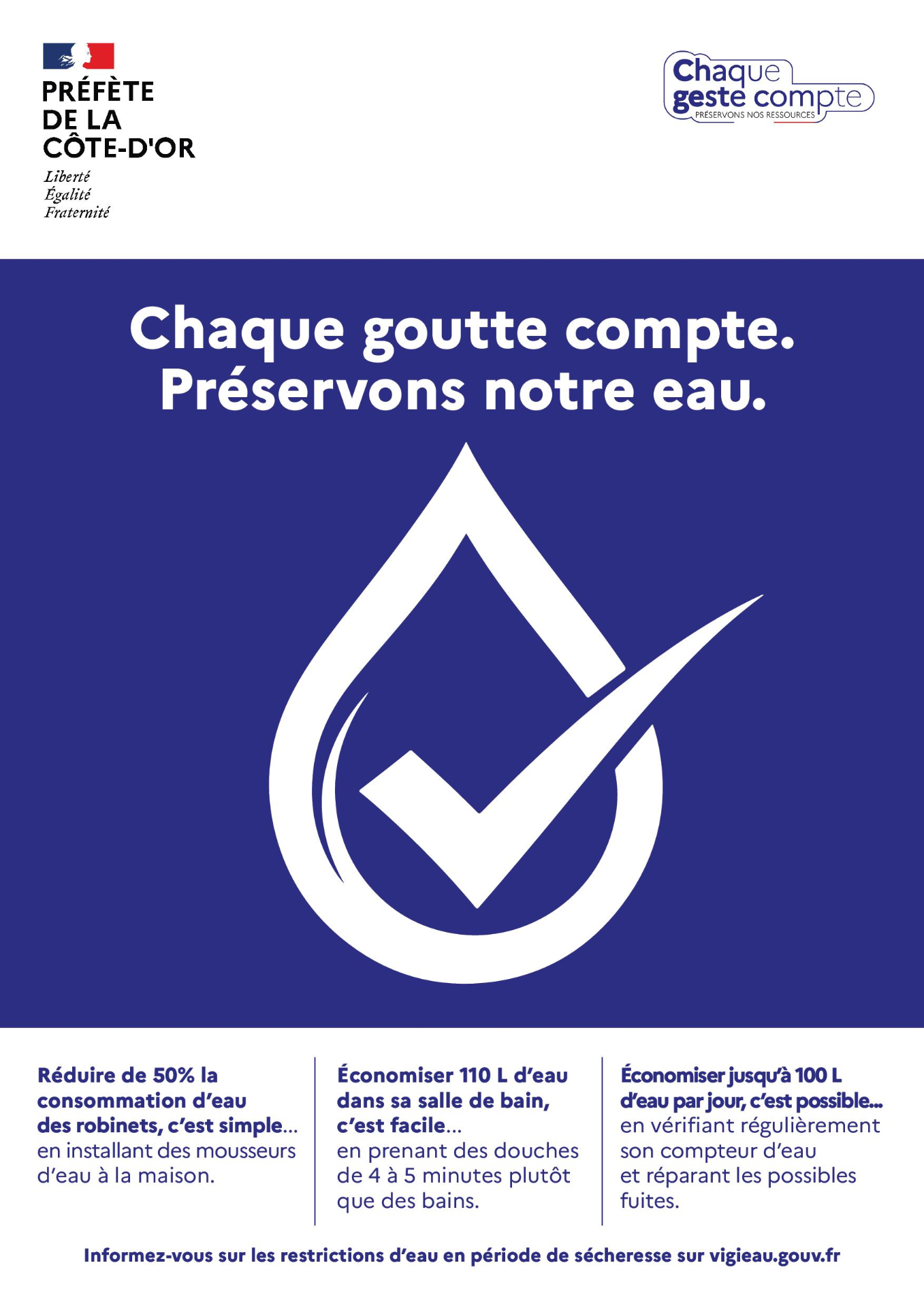 Chaque goutte compte
